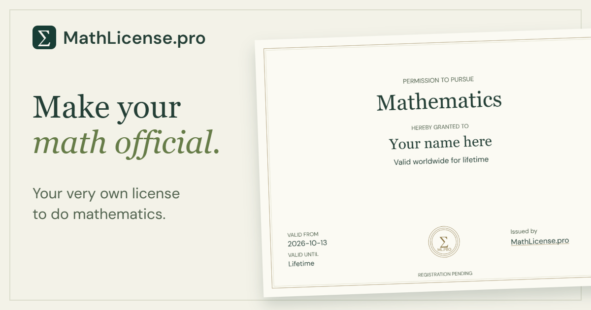 mathlicense.pro image